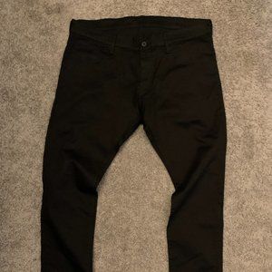 G Star Raw Charcoal Black Denim Size 38W